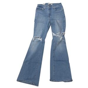 LEVIS 726 Flare Jeans - Distressed